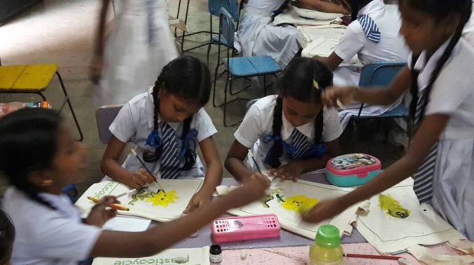 group of girls in awareness seminar